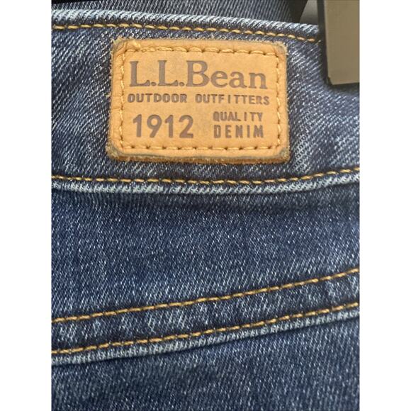 L.L. Bean Beanflex Skinny Leg Favorite Fit Jeans Size 12 M/T - Picture 3 of 5